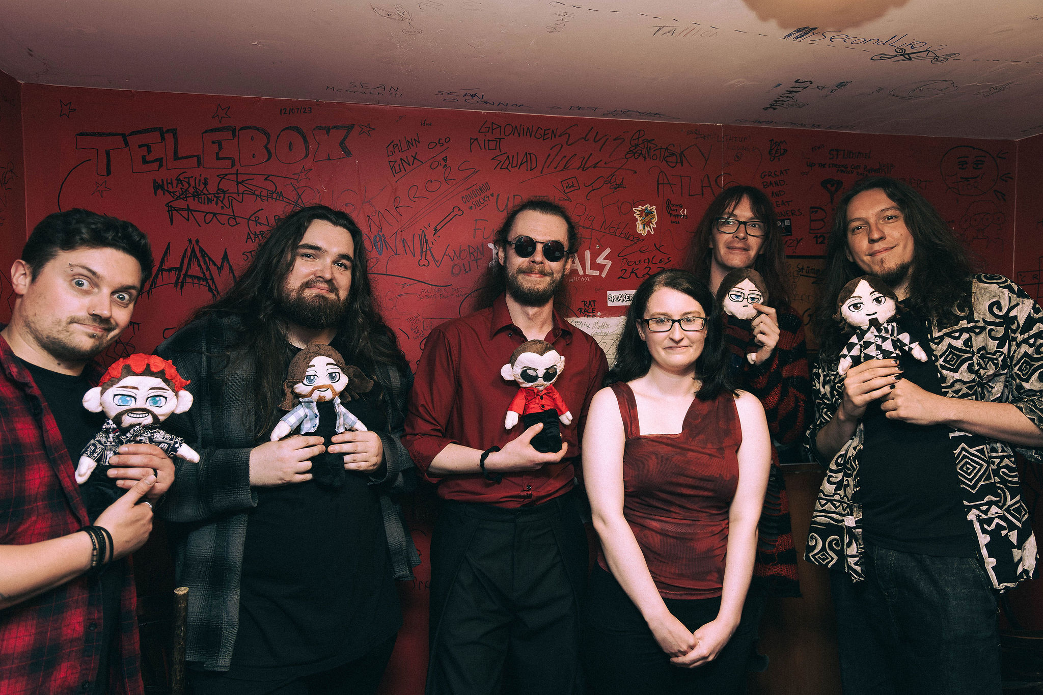 Band merch plushies
