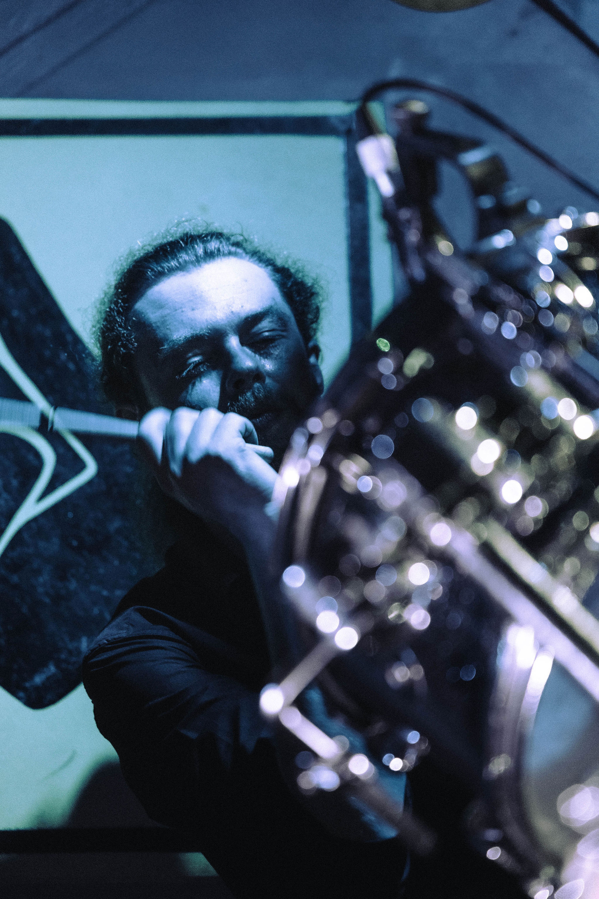 Drummer — artistic portrait