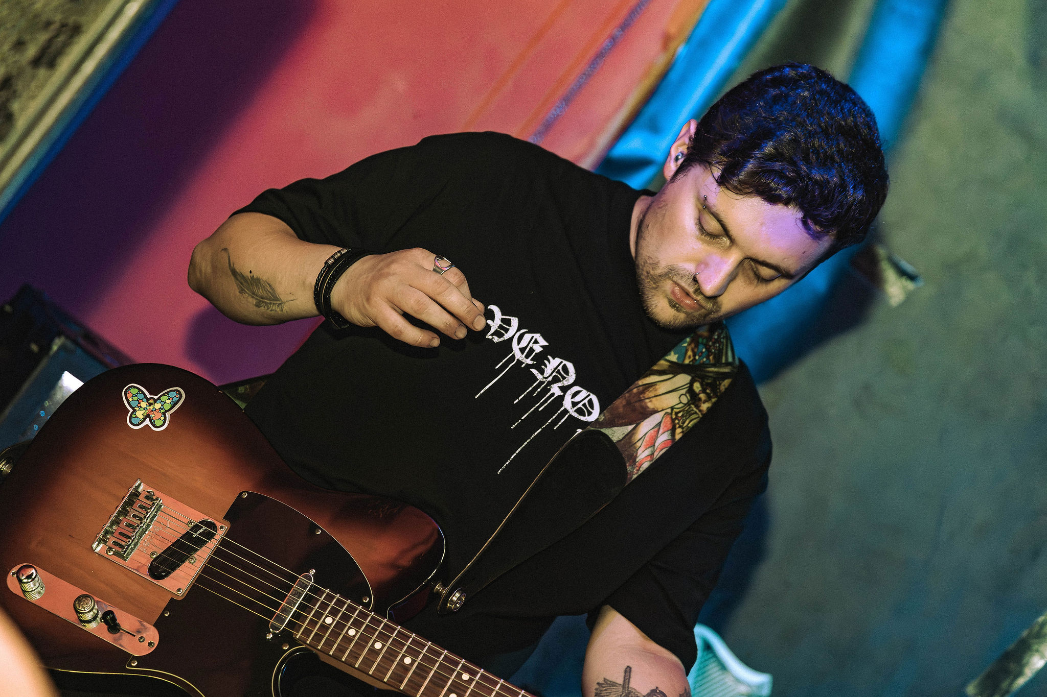 Guitarist portrait