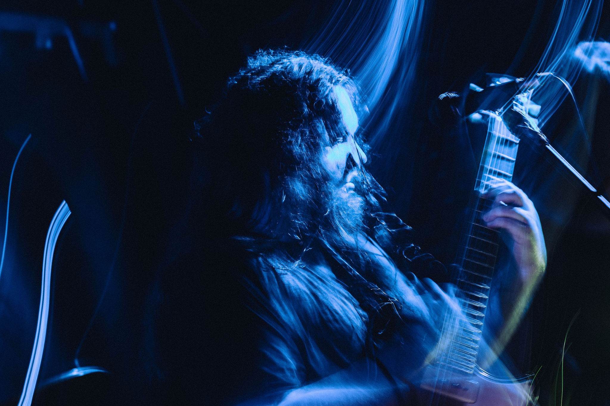 Guitarist on stage